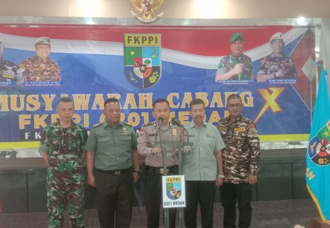  Polrestabes Medan Hadiri Musyawarah Cabang X FKPPI 0201 Medan   