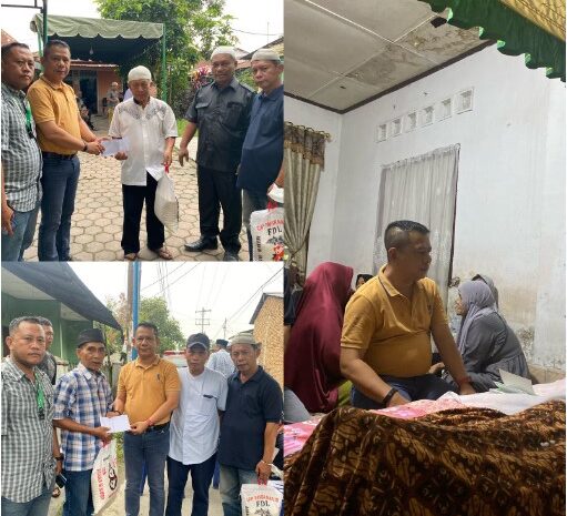 Mantan Kepling 5 dan Ibu Mantan Wartawan Sumut 24 Meninggal, Ketua Pewarta Melayat dan Berikan Santunan