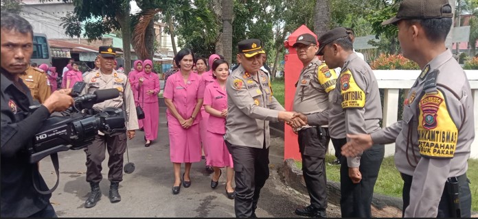  Kapolresta Deli Serdang Kunjungi Polsek Lubuk Pakam