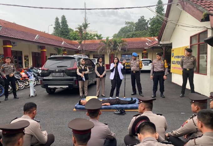  Sat Samapta Polrestabes Medan Gelar Latihan Bantuan Hidup Dasar