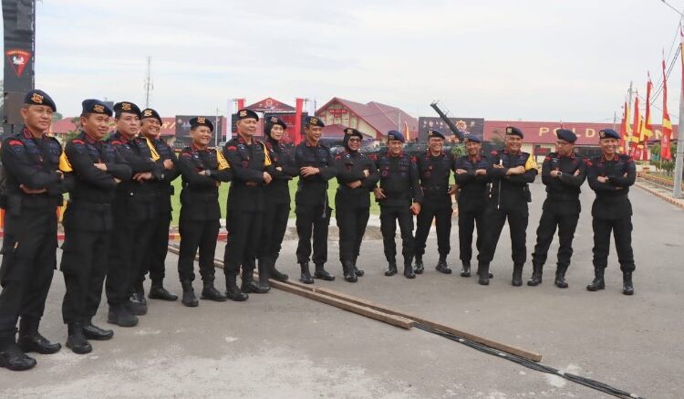  Kapolrestabes Medan Hadiri Upacara Hut Korps Brimob Ke-78