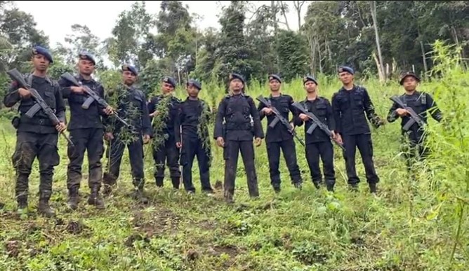 Polda Sumut Musnahkan 110 Ton Ganja