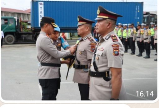  Kapolres Pelabuhan Belawan Lantik Kasat Narkoba