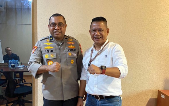  Ketua Pewarta Silaturahmi ke Karojianstra Sops Polri Brigjen Pol Jhonny Edison Isir SIK MTCP