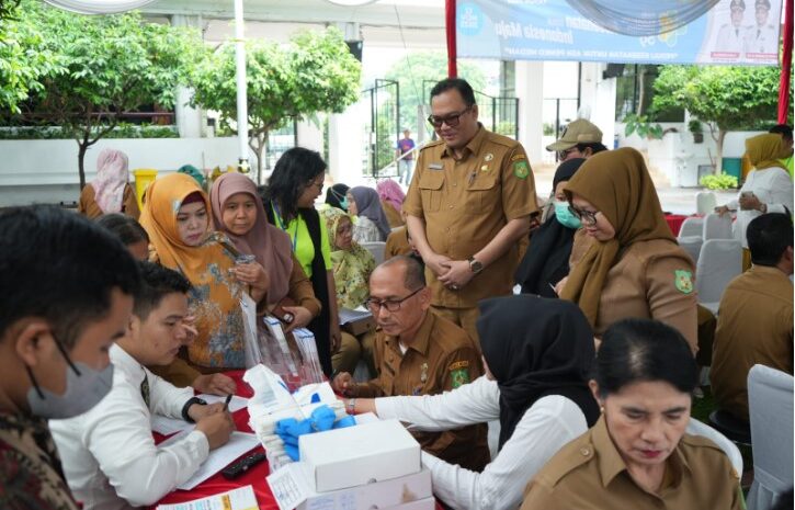  Peringati HKN Ke-59, Dinkes Periksa Kesehatan ASN Pemko Medan