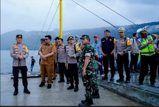 Tinjau Venue, Kapolda Sumut Pastikan Keamanan Event Aquabike Jetski Danau Toba