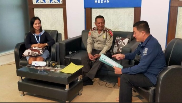 Dialog Interaktif Polda Sumut, Upaya Polsek Galang Wujudkan Area Publik Yang Aman dan Nyaman Menuju Pemilu Damai 2024