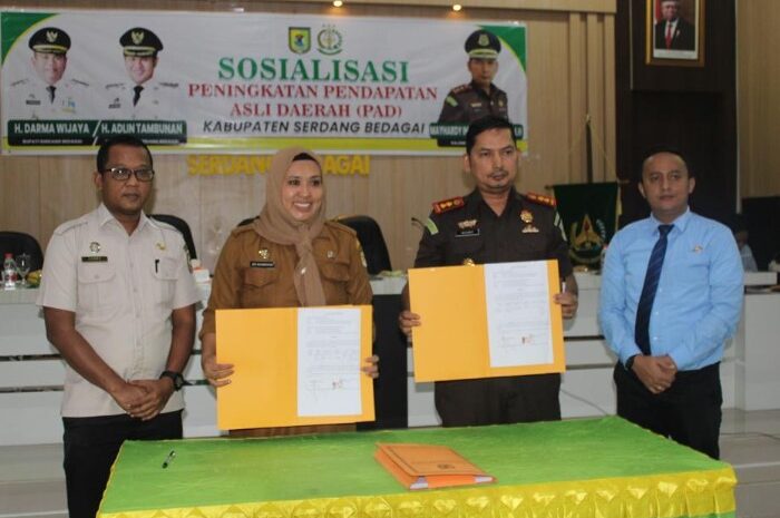  Kejari dan Pemkab Sergai Jalin Kerjasama Tingkatkan Pendapatan Daerah