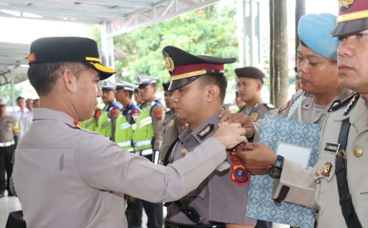 Kapolres Batubara Pimpin Sertijab, Empat Perwira Dipindah Tugaskan