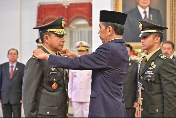  Presiden Jokowi Lantik Jenderal TNI Agus Subiyanto Jabat Panglima TNI