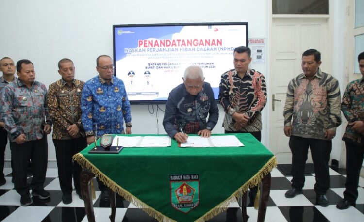 Pemkab Asahan dan KPU Asahan Tandatangani NPHD