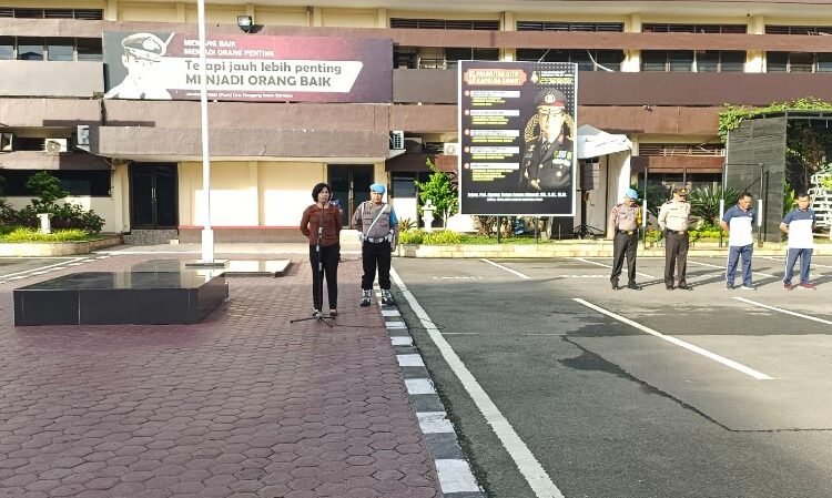  Polrestabes Medan Gelar Olahraga Bersama Tingkatkan Imun Tubuh Tetap Bugar