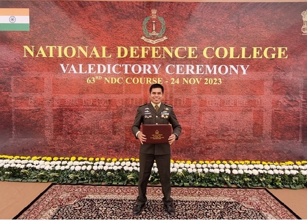 Kolonel Inf Polsan Situmorang Harumkan Nama Indonesia di National Defence College India