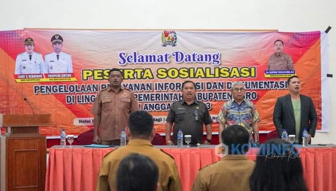  Sekdakab Buka Acara SPPID di Lingkungan Pemkab Karo Tahun Anggaran 2023