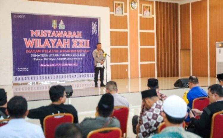  Hadiri Muswil IPM, Kapolda Sumut Ajak Pelajar Berdaya Menuju Indonesia Emas 2045