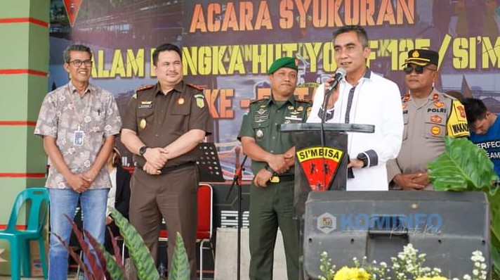 Wakil Bupati Karo Hadiri Hut Batalyon 125/SMB Ke-59