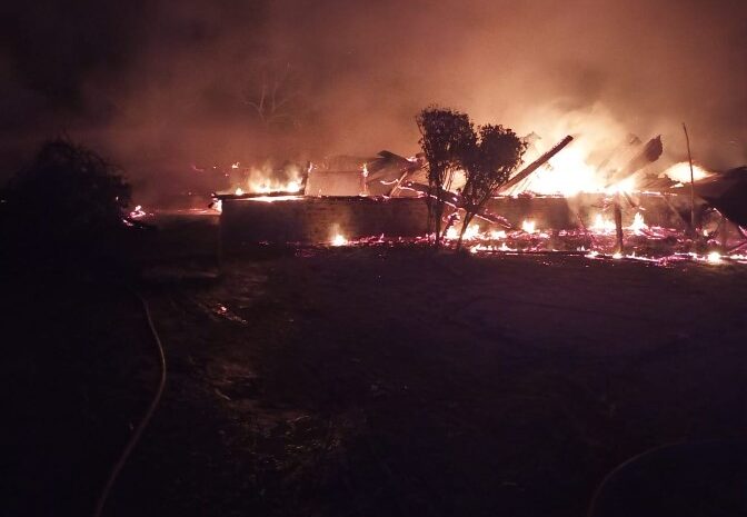  Cafe Buluh Pancur Terbakar, Api Berasal dari Kamar Pelayan