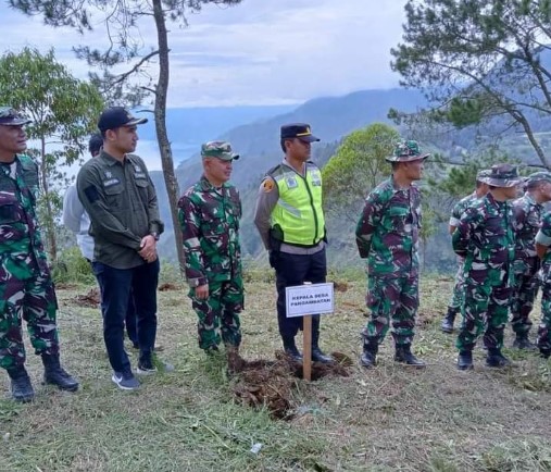  Vidcon Bersama Kasad, Kodim 0205/TK Gelar Penanaman Pohon Jelang Hut Juang TNI-AD