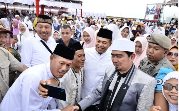  Hut Ke-17 Batubara, Ustadz Solmed Isi Tausiah Dzikir dan Doa Bersama