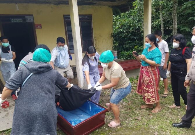 Polsek Parapat Evakuasi Jenazah Petani di Girsang Sipangan Bolon