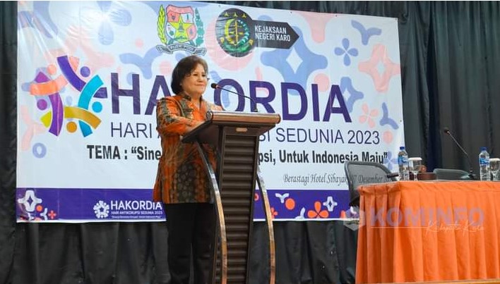  Bupati Karo Buka Sosialisasi Pencegahan Korupsi Peringati Hakordia Kabupaten Karo Tahun 2023