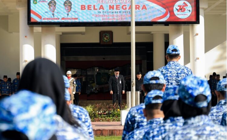 Pemko Medan Gelar Upacara Peringatan HBN Ke-75, Kobarkan Bela Negara Untuk Indonesia Maju