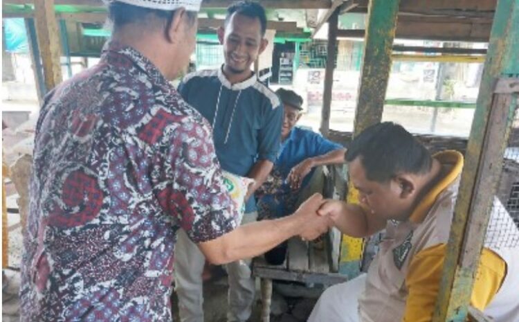  Ketum KSJ Silaturrahmi Dengan H Irfan dan Berbagi Sembako Kepada Kaum Duafa Pesisir Belawan