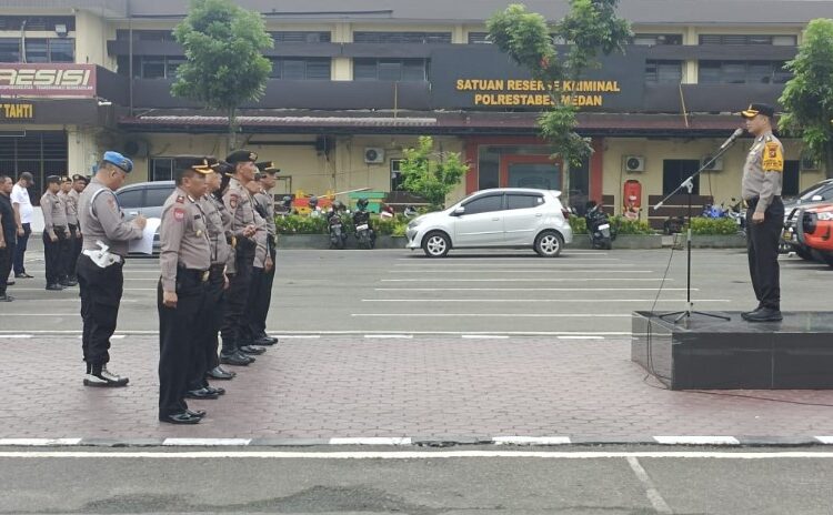  Polrestabes Kawal Kunjungan Capres Anies di Medan