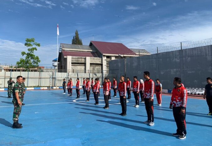  Jajaran Lapas Narkotika Pematang Siantar Gelar Pembinaan Fisik, Mental dan Kedisiplinan Petugas