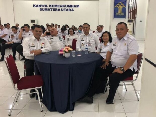  Kalapas Binjai Hadiri Rapat Koordinasi & Evaluasi Capaian Kinerja Tahun 2023