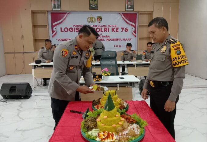 Secara Virtual, Polres Batubara Rayakan Hut Ke-76 Logistik Polri Bersama Mabes