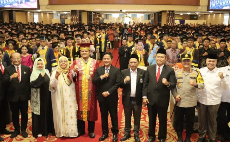  Kapolrestabes Medan Hadiri Wisuda Universitas Pembangunan Panca Budi