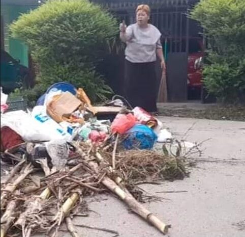  Dekat Dengan Rumah Wabup Karo, Sampah di Gang Merga Slima Sudah Berbulan-Bulan Tak Diangkut DLHK