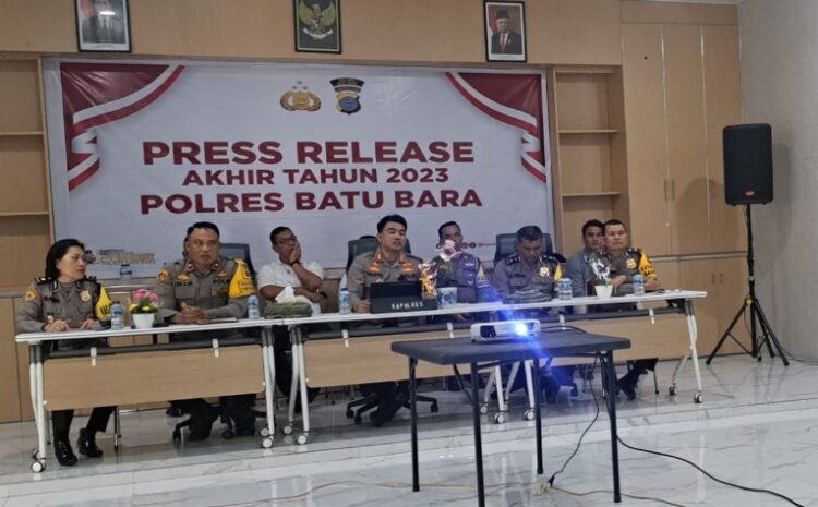 Sepanjang Tahun 2023, Polres Batubara Tangani 1.324 Kasus Kejahatan