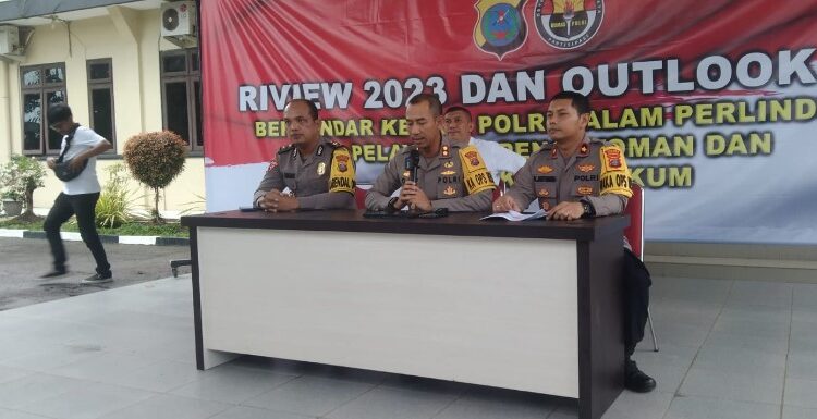 Polres Sergai Tangani 1.648 Kasus Pidana Umum Selama Tahun 2023