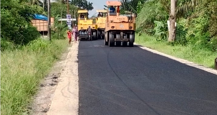  Perbaikan Jalan di Kecamatan Pegajahan Sergai Hampir Selesai