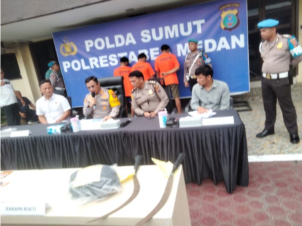 Pembobol Rumah Mewah di Jalan Bunga Kemuning Disergap Polsek Medan Tuntungan