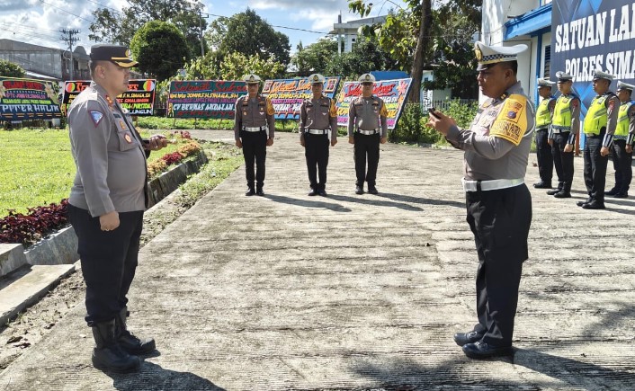 Kapolres Simalungun Tekankan Disiplin dan Pelayanan Prima Sat Lantas