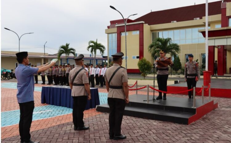  Sertijab Dipimpin Kapolres, Kompol Awaludin Rahman Resmi Jabat Wakapolres Morowali