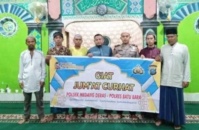 Kolaborasi Personil Polres Batubara dan Polsek Medang Deras Ajak Masyarakat Berpatisipasi Aktif Sukseskan Pemilu 2024