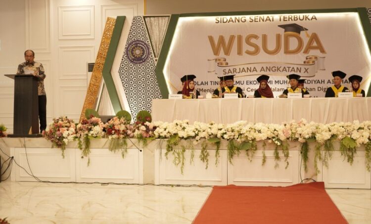 Ikuti Prosesi Wisuda Sarjana, Wabup Asahan Berharap STIE MA Mengembangkan Potensi