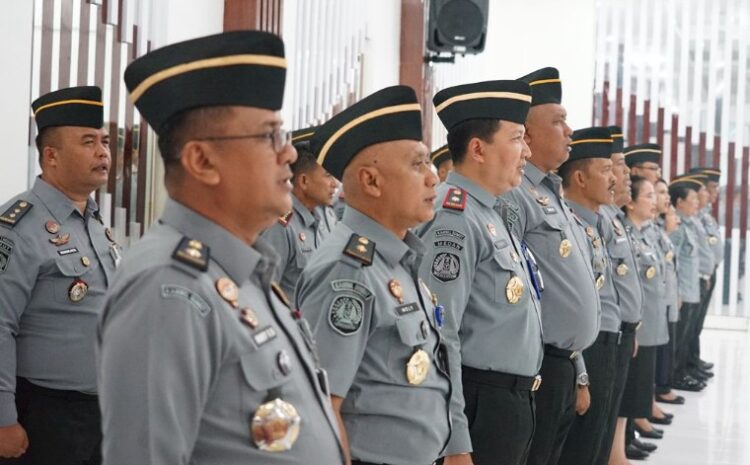 Bangun dan Jaga Citra Positif, Kalapas Binjai Hadiri Pelantikan 28 PNS