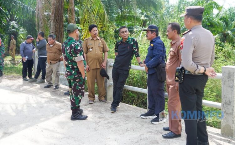 Wabup Karo Tinjau Persiapan TMMD Titik Nol Pembukaan Jalan Mbal Mbal-Paya Mbelang