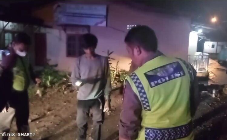 Cegah Kejahatan, Kapolsek Medan Baru Patroli Malam di Sari Rejo