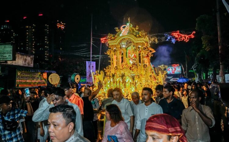  Masyarakat Antusias Saksikan Perayaan Thaipusam, Tingginya Semangat Keberagaman dan Kerukunan di Medan