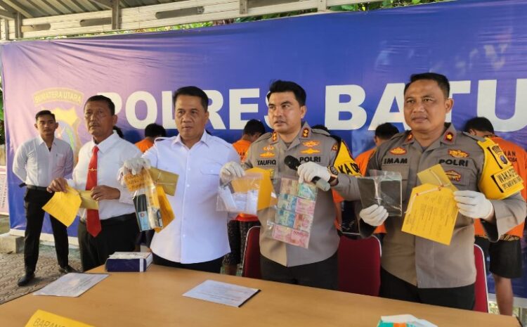 Selama 14 Hari, Satnarkoba Polres Batubara Amankan 8 Pengedar Narkoba dan 1 Oknum ASN