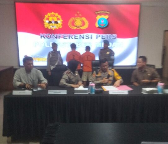 2 Orang Komplotan Curanmor Ditangkap Polsek Medan Kota