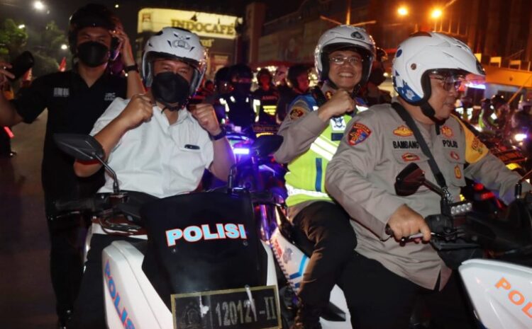 Amankan Malam Tahun Baru, Kapolrestabes Medan Ikut Patroli Bersama Forkopimda Sumut