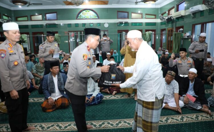  Safari Subuh, Wakapolda Sumut Ajak Masyarakat Merajut Silaturahim Jaga Kamtibmas