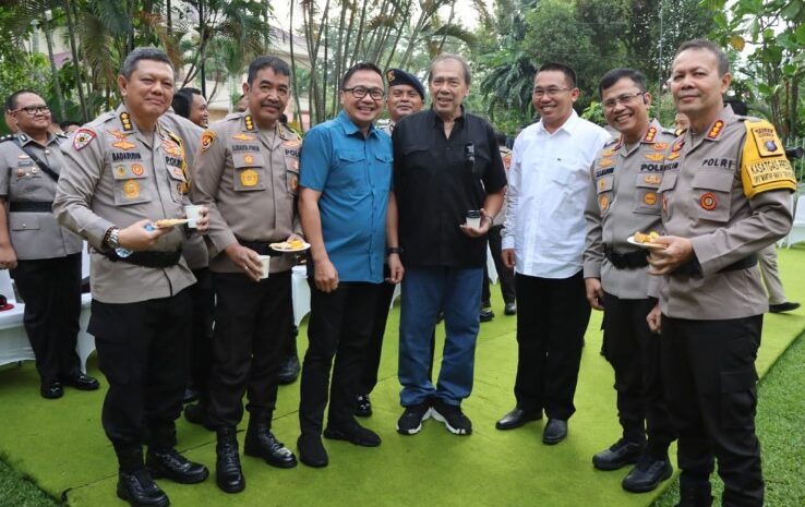 Kapolrestabes Medan Hadiri Coffee Morning Kapolda Sumut